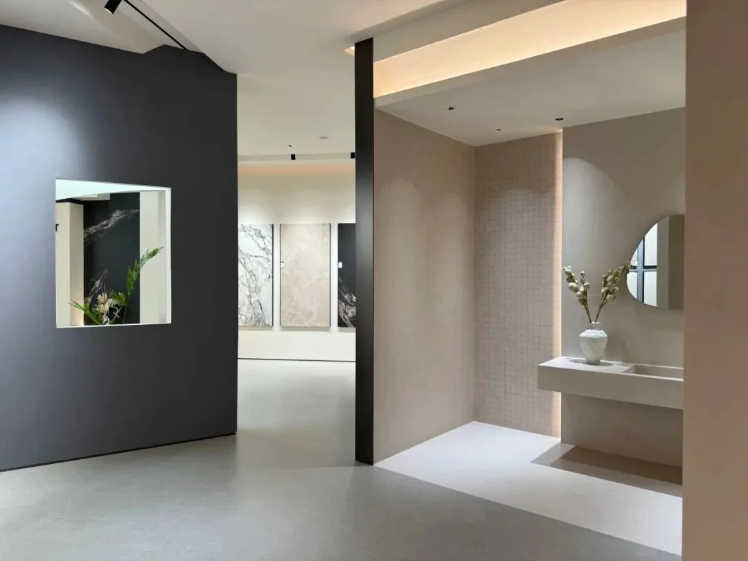 Alonso Matte Tile Headquarters — showroom overview