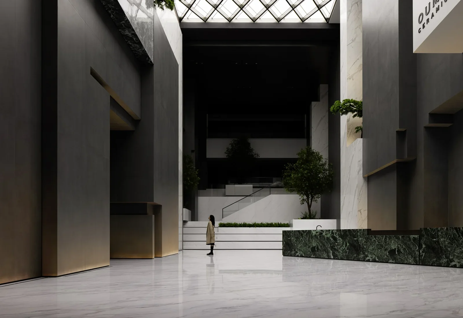 OUMEI Quarry Atrium Headquarters — interior view 7