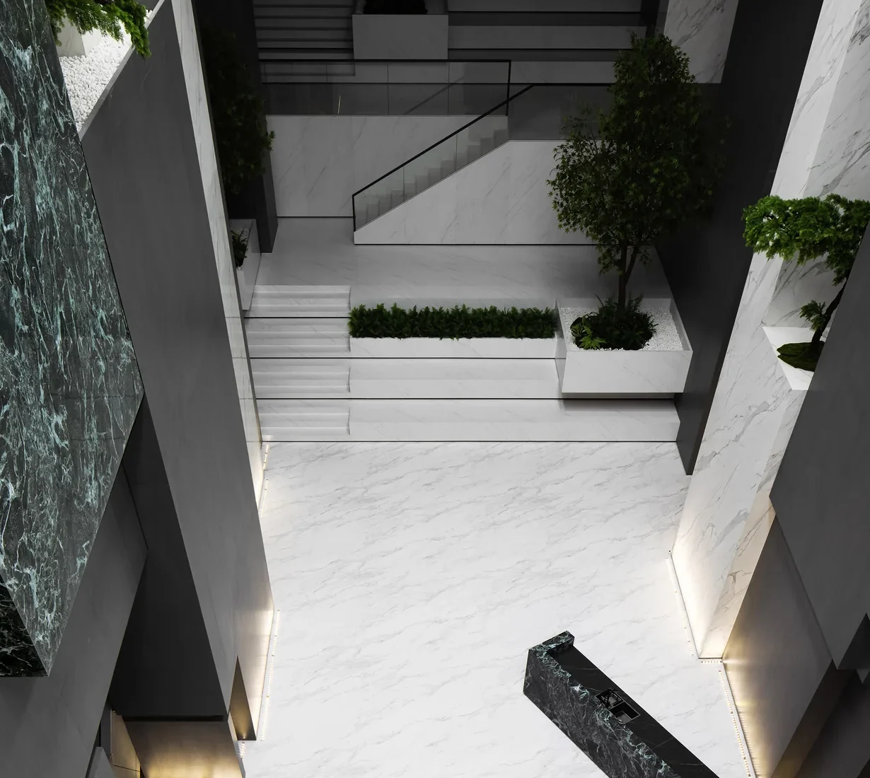 OUMEI Quarry Atrium Headquarters — interior view 12