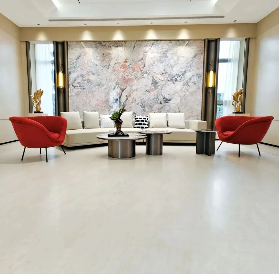 VERIS Ceramics — Romantic Living Gallery — interior view 4