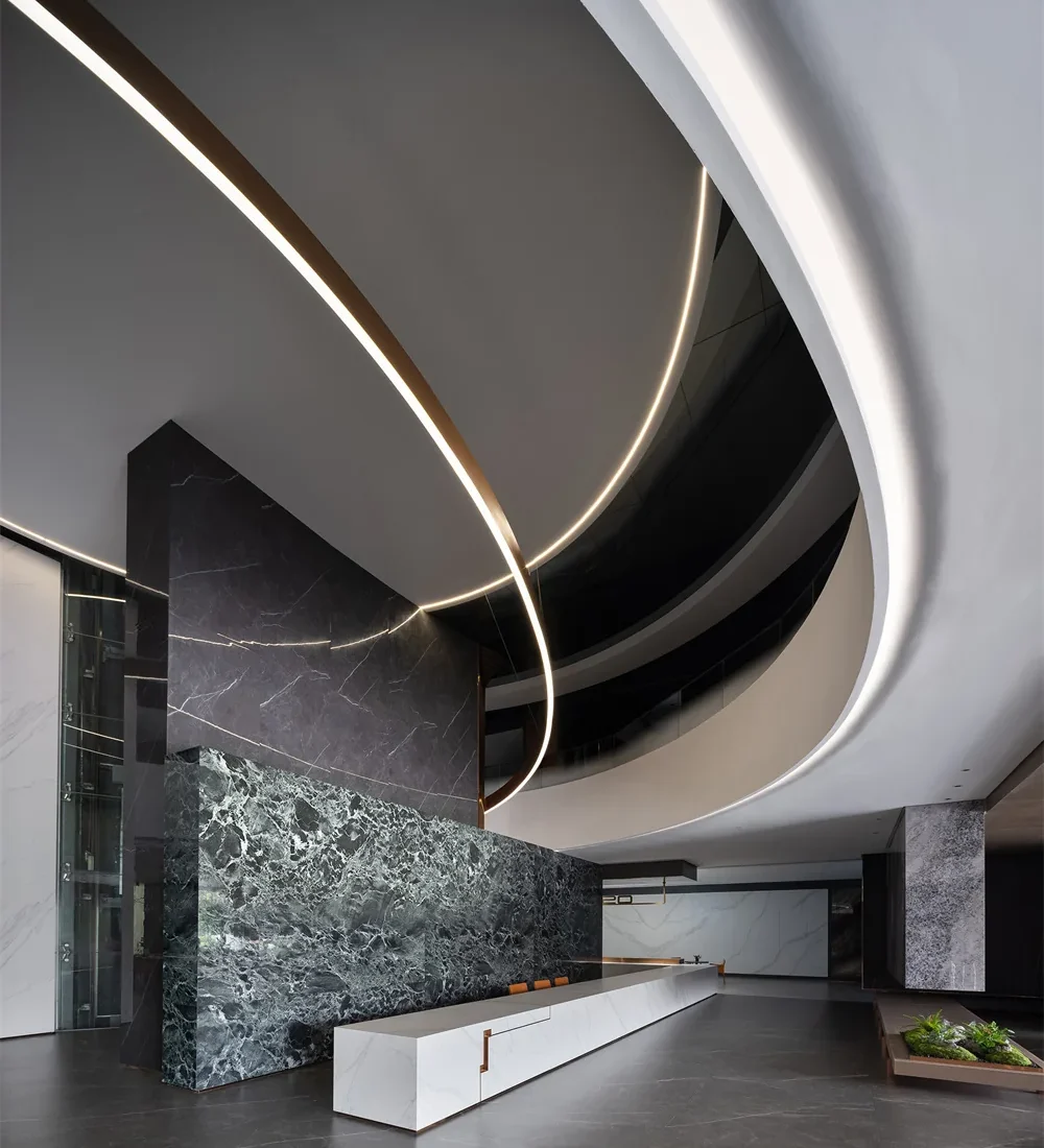 OSSO Sintered Stone Headquarters Gallery — interior view 2