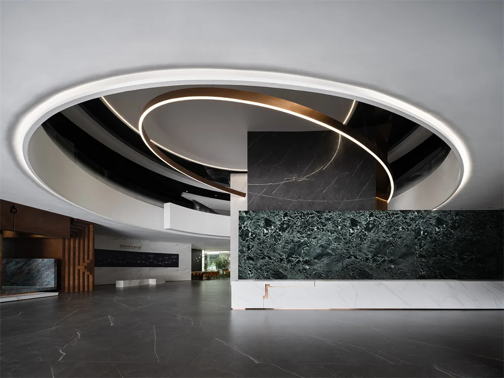 OSSO Sintered Stone Headquarters Gallery — interior view 3