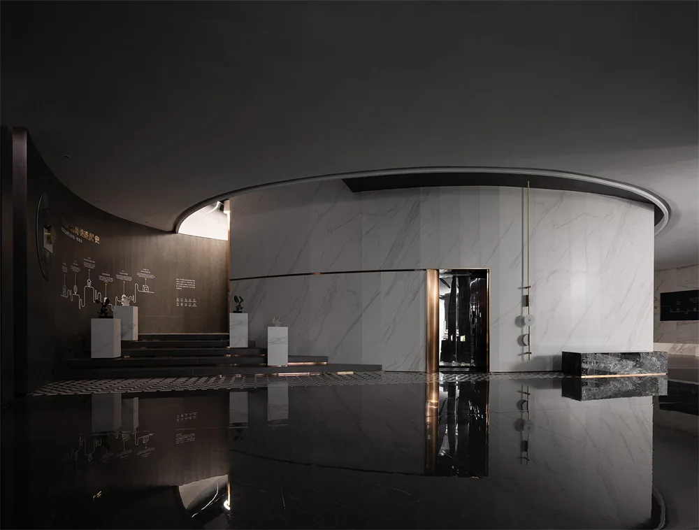 OSSO Sintered Stone Headquarters Gallery — interior view 12