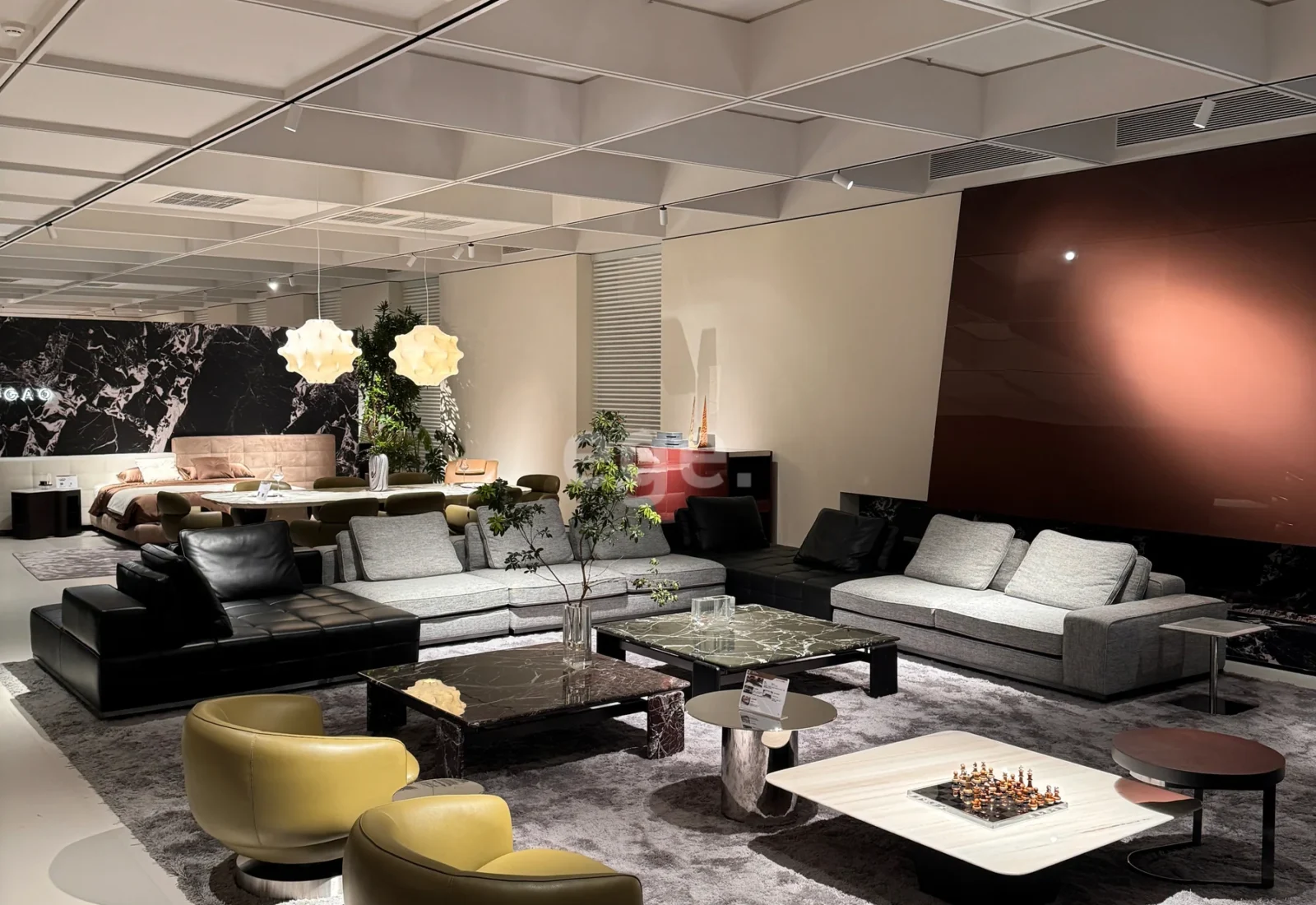 D+ Home Art Industrial Park showroom reference image